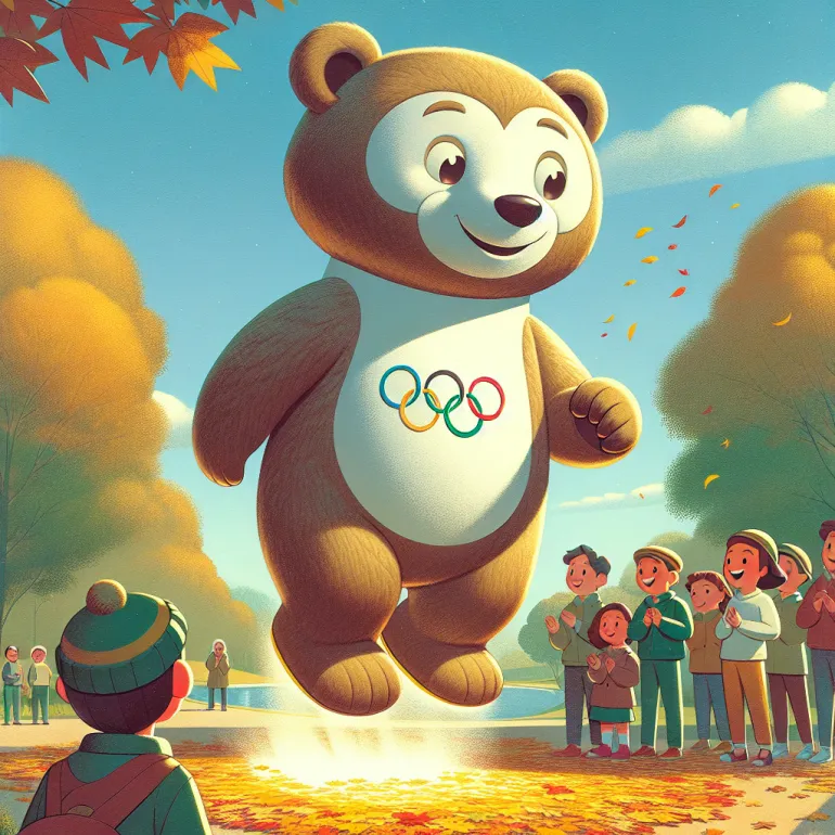 Где приземлился олимпийский мишка: История и символика