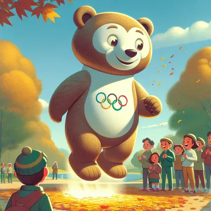 Где приземлился олимпийский мишка: История и символика