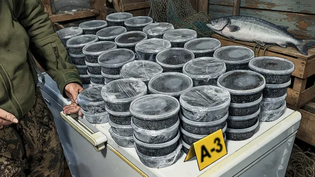 Браконьеры пойманы на Амуре. 82 кг икры не спасли