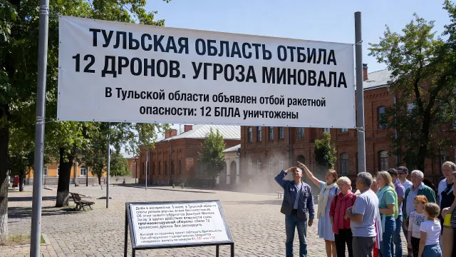 Тульская область отбила 12 дронов. Угроза миновала